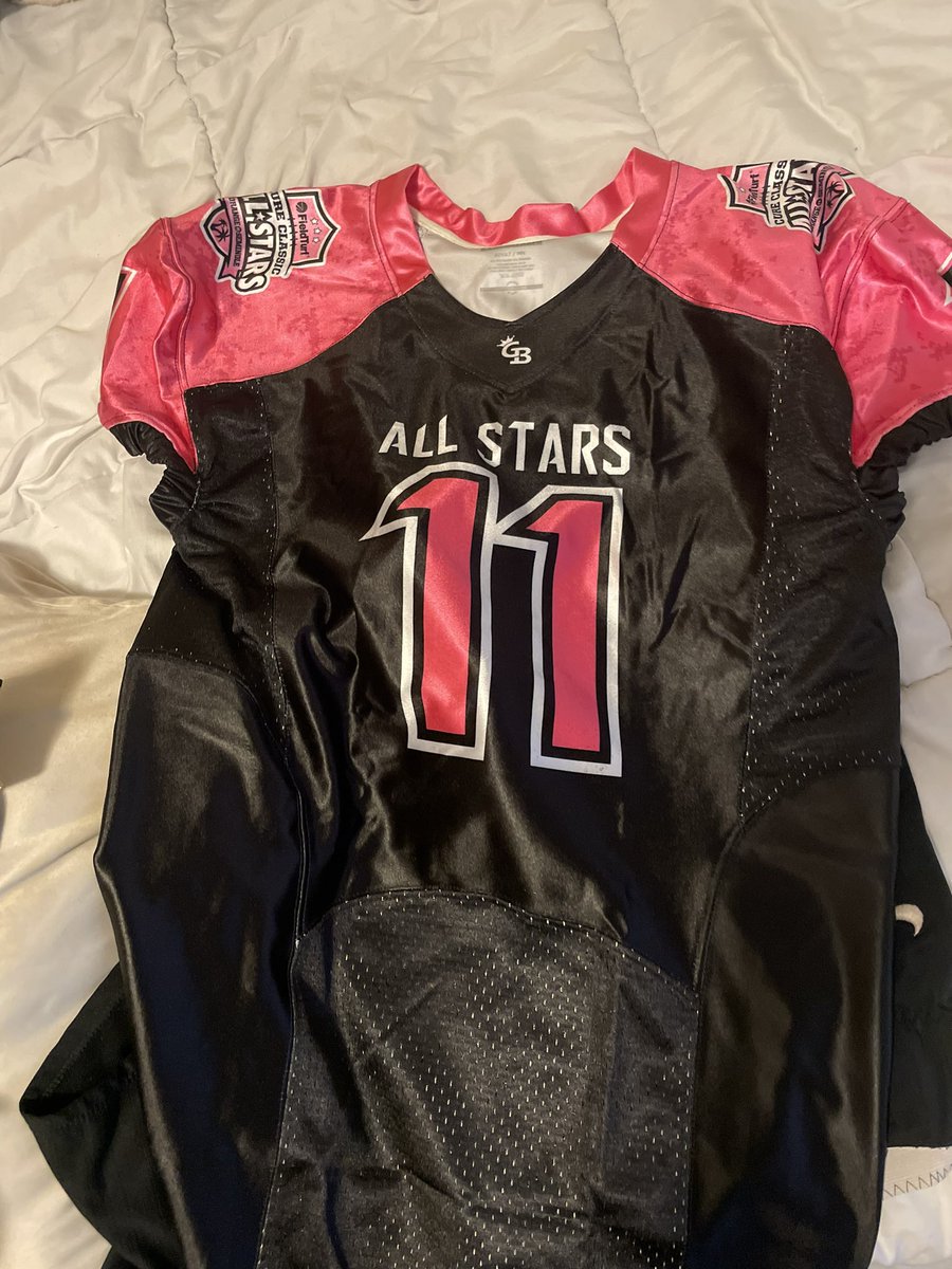 Played in the all star game and balled out, had 3 touchdowns!!