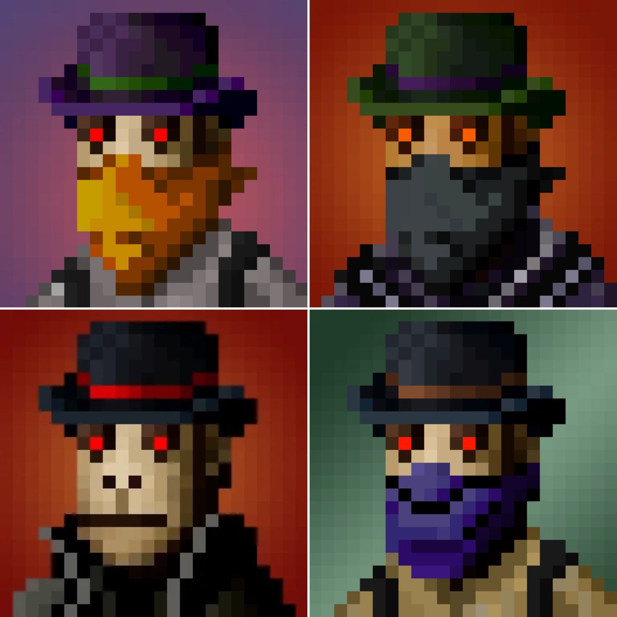 InfernalPoker's tweet photo. Please help us CONGRATULATE the WINNERS of our first @NFTInfernals POKER TOURNAMENT!! 🎉 

1st @crule4cash  - Purple 🎩 
2nd @RampzNFT   - Green🎩 
3rd @HDEVRIM89  - Red🎩 
4th @pyangxzz  - Brown🎩 
5th Bast &amp; 6th @rickyamurray - Free Entry to next Tournament.

#InfernalPoker https://t.co/6emb5B5bTG