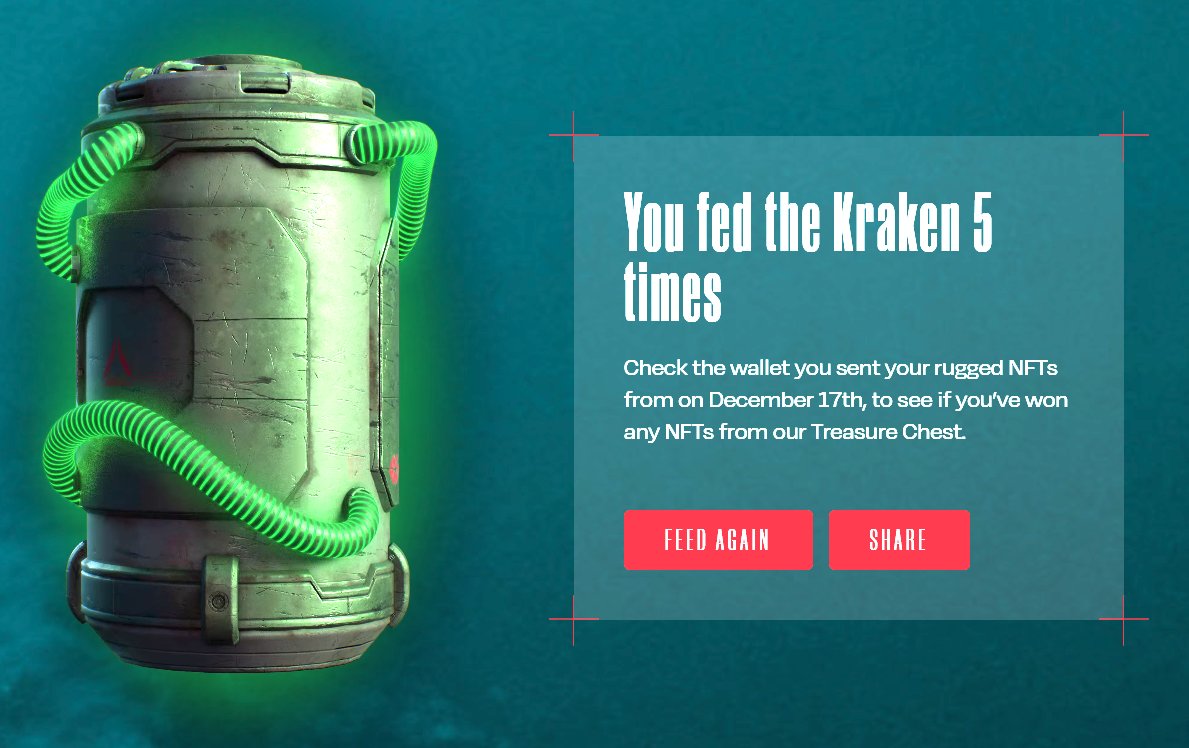 just hoping I win some of those <a href="/Cardania_HQ/">Cardania ₳ | SUMN Pool</a> or <a href="/Gingerbreadnft/">Gingerbread Squad: Rebaked 🍪</a> assets.

but actually, happy to rid the wallet of rugs and see a project like <a href="/Cardolphins/">Cardolphins🐬</a>, who you might have forgotten about, still building.