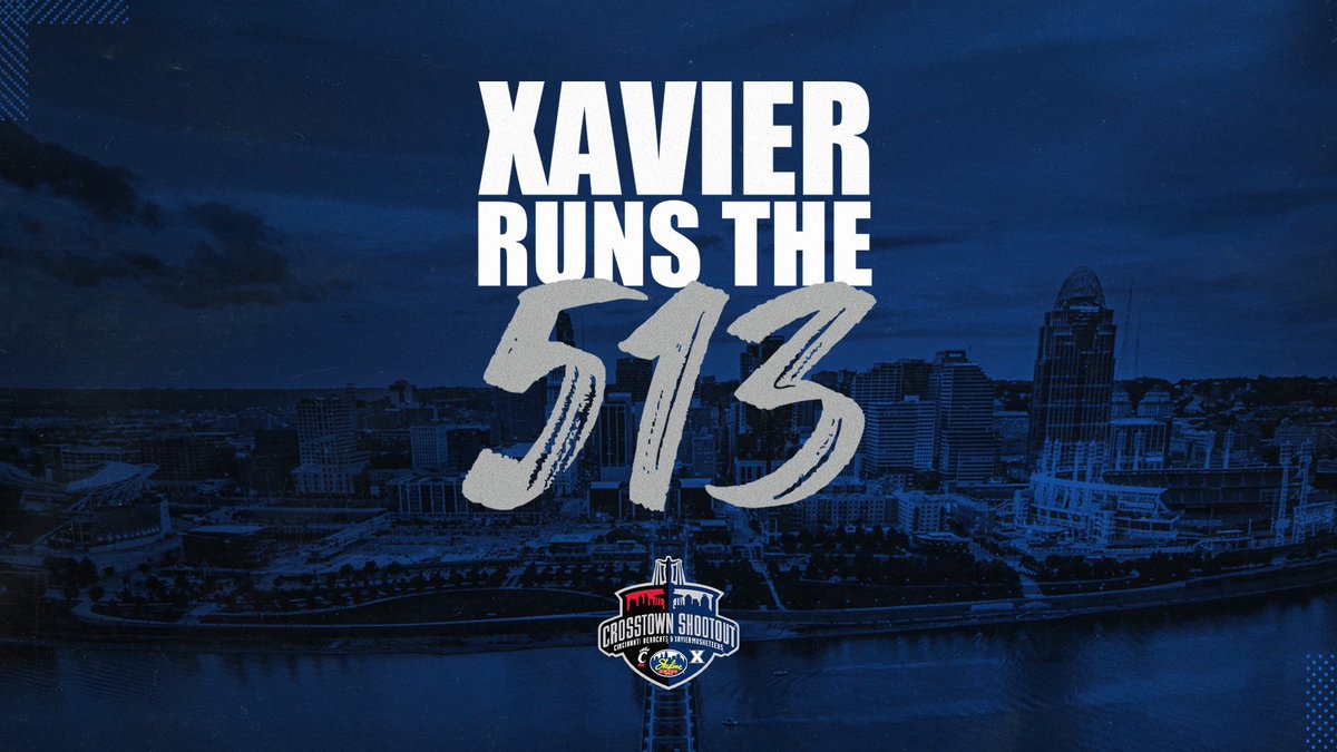 XavierU's tweet photo. Once again, Xavier runs the 513 💙⚔️🏀 https://t.co/5c4opZeNst