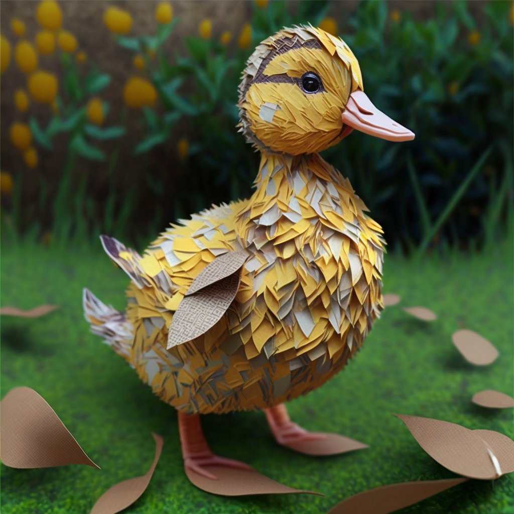 WhereisMarigold's tweet photo. Papercraft ducklings!
#ducklings #papercrafting #paperbirds #adorableducks #midjourney #aiart #midjourneyart #aiartcommunity #digitalart #art #generativeart #v4 https://t.co/7rgQTVmtAw