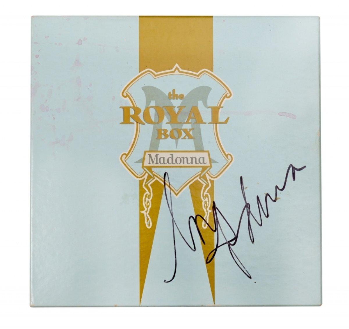 GregvsMatt's tweet photo. 32 years ago today @madonna released The Royal Box 😍❤️💯🙌
The signed copy was sold at auction a few years ago 😍
#Madonna #TheRoyalBox #ImmaculateCollection https://t.co/U7iSMbifM4