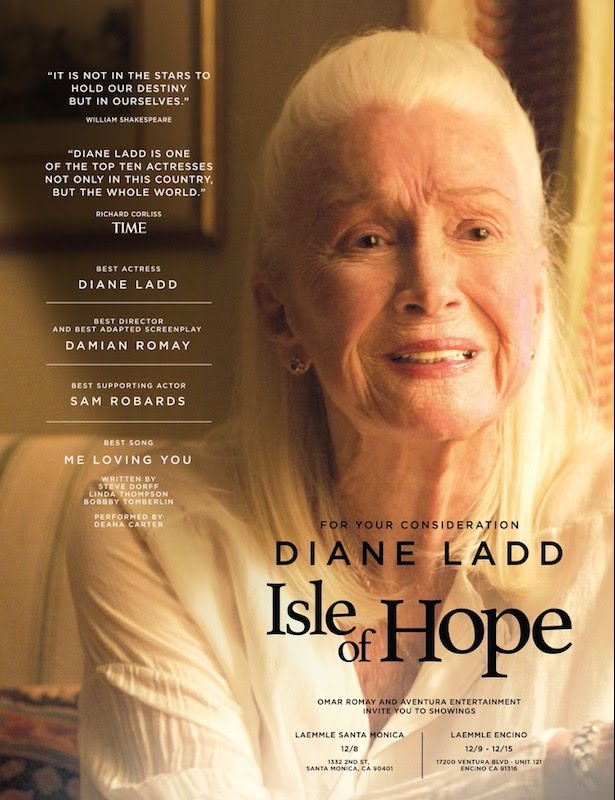 RealBillDuke's tweet photo. I was at a screening of "#IsleofHope" with the incomparable actress #DianeLadd, who is one of the stars in the film. It's a great film and if you get a chance, go see it. #realbillduke #dukemediafoundation  #DamianRomay  #OmarRomay  #MaryStuartMasterson @syds180turn https://t.co/M5QKjUIeGF