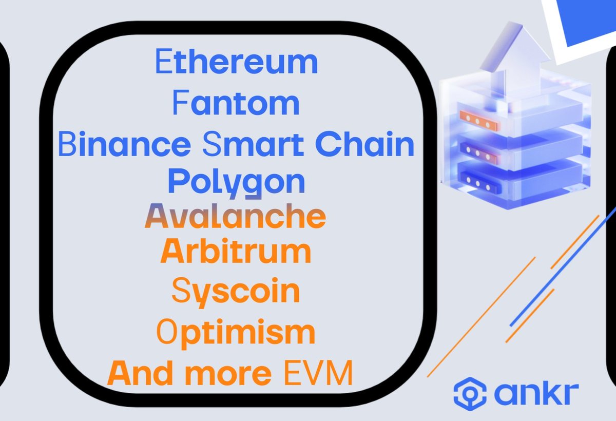 Bossdelight01's tweet photo. $ANKR Advanced APIs now supports the following EVM-compatible chains⛓️🔥

#Developers #Blockchain #RPC #APIs
@cctip_com DRAW 100 DOGE 500 https://t.co/57FkFTp3kg
