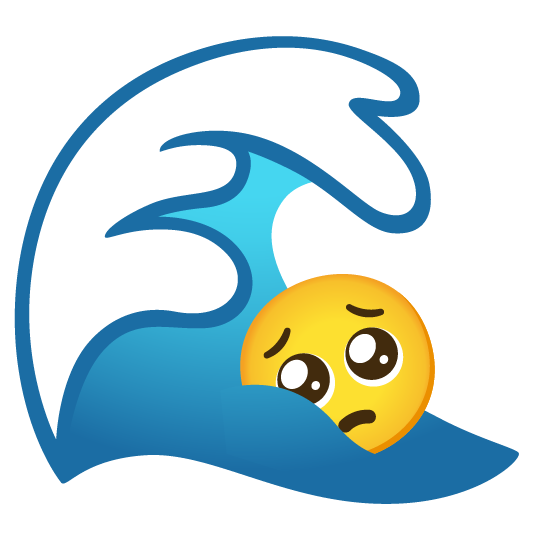 Emoji Kitchen On Twitter Pleading With Water Wave 🥺 🌊 