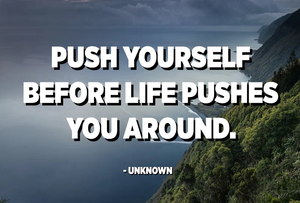 Are you CREATING the life you want? Or are you letting life push you around? Come join me on my Facebook page and learn how to live the life of your dreams. #lifecoach #weightlossjourney