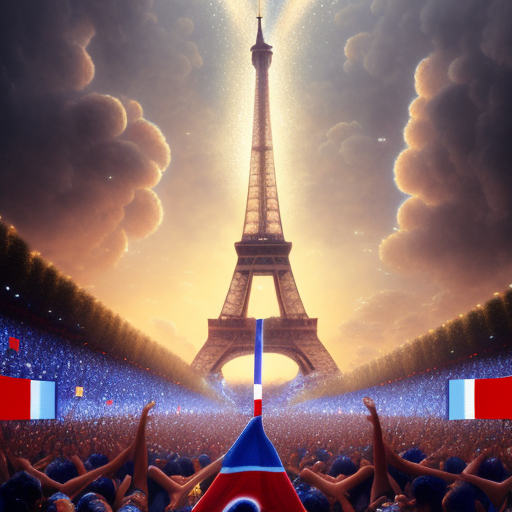 joinwhirl's tweet photo. BREAKING: France wins 2-1 🇫🇷

art by @CreationPinto 

#France #France_england #WorldCup #WorldCup2022 #midjourney #aiart https://t.co/N796UkDXea