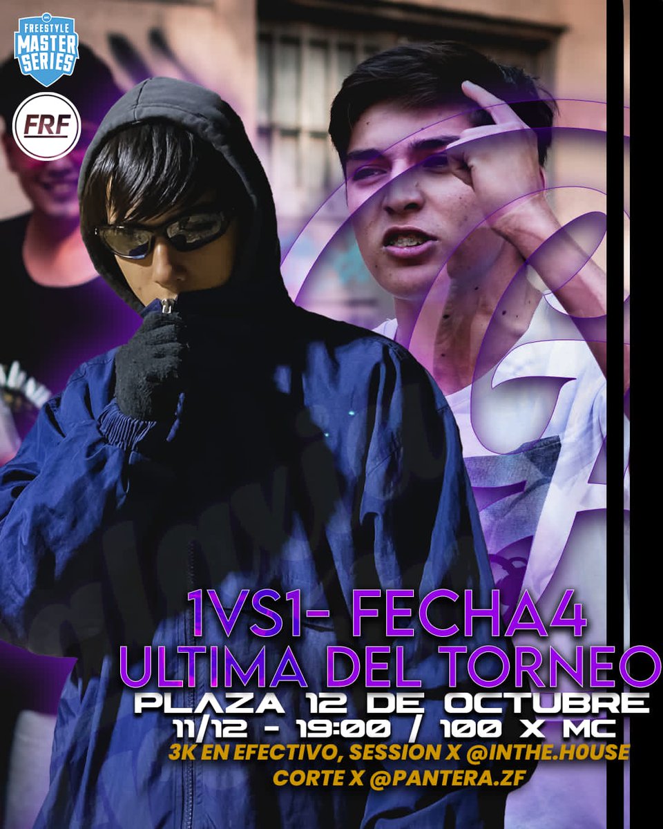 GalaxiaFree's tweet photo. ÚLITIMA FECHA DE GALAXIA🔥

Este domingo se realizará la ÚLTIMA GALAXIA del año y del torneo. SE DEFINEN LOS 4 MIL PUNTOS A FMS🚀

📆 Domingo 11/12
🕔 19hs
📌 Plaza San Martin (Ex 12 de Octubre), La Calera

$3000 PARA EL CAMPEÓN DE LA FECHA + $5000 PARA EL PODIO DEL TORNEO🤯 https://t.co/Xrlq1nXkAZ