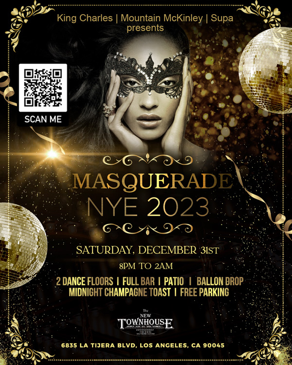 DawgCoinETH20's tweet photo. Fly Society New Years Eve :: Saturday - December 31st
https://t.co/dFqKcaPw9h
#igblackevents #blackevents #lablackevents #lablackevents #blackeventsinla #urbanevents #events #event #masquerade #NYE #party #music #neosoul #dancehall #hiphop #afrobeats #rnb #DJ #salsa #theloop411 https://t.co/NZMUxBKC5m