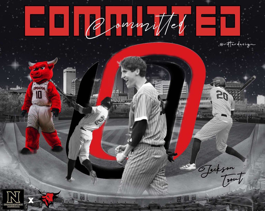 I am extremely excited to announce my commitment to continue my academic and baseball career at the University of Nebraska Omaha <a href="/OmahaBSB/">Omaha Baseball</a> ! Huge thanks to <a href="/BsbNortheastern/">NortheasternBSB</a> and everyone that has helped me get to where I am today!