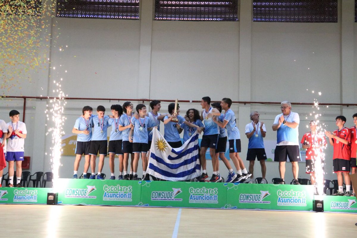 escolaresASU's tweet photo. #Hándbol🤾
📌Femenino
🇵🇾 Paraguay🥇
🇧🇷 Brasil🥈
🇺🇾 Uruguay🥉
📌Masculino
🇺🇾 Uruguay🥇
🇵🇾 Paraguay🥈
🇨🇱 Chile🥉
#JSEPy🇵🇾 #Asu2022🤩 https://t.co/n0FiUepGVT