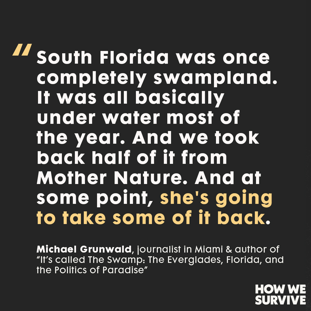 The Everglades is about half the size it once was. And the environmental fallout from draining the Everglades haunts South Florida today.

On #HowWeSurvive, we get into the connection between the future (and past) of the Everglades and South Florida. mktplc.org/3Pn3iMc
