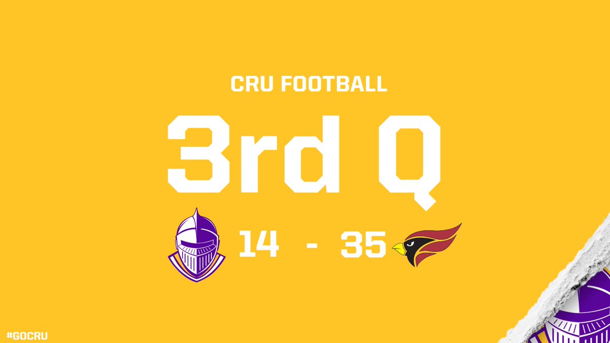 CruFootball's tweet image. End of 3rd Q

#gocru #stac22
