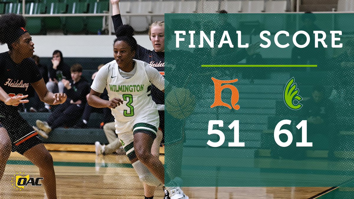 WBB | <a href="/DubC_LQB/">Wilmington College Women’s Basketball</a> make a comeback to take the win against Heidelberg

#WeAreDubC #d3hoops