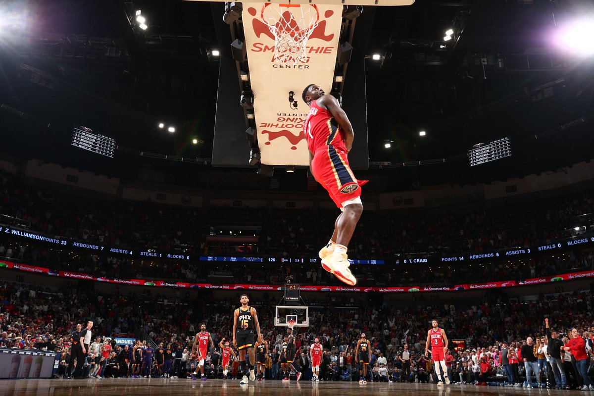PelicansNBA's tweet photo. can’t get enough tbh 🤷‍♂️ https://t.co/VX1TODmYz3