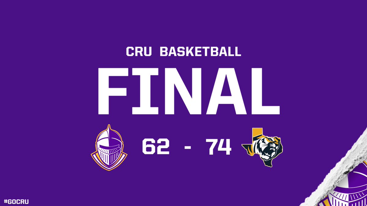 cru_basketball's tweet image. FINAL 

#gocru | #stac22