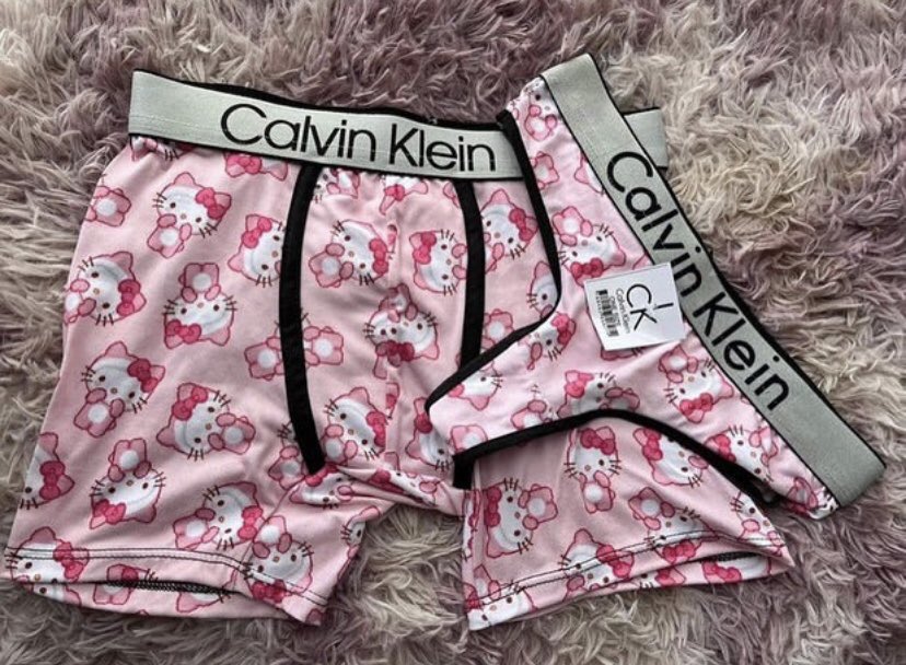 ♡ Hali  OF in Bio on X: his + hers hello kitty underwear by calvin klein  ♡  / X