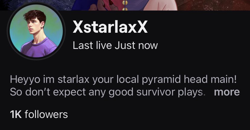 After a long time I finally hit 1k. I wanted to publicly thank everyone who got me here. I wouldn’t of been able to do it without @xSeventhSinTTV and <a href="/TeaSisx/">Tea</a> @t_Guy403 who have supported me from the start. And gave the motivation to press that go live every time.