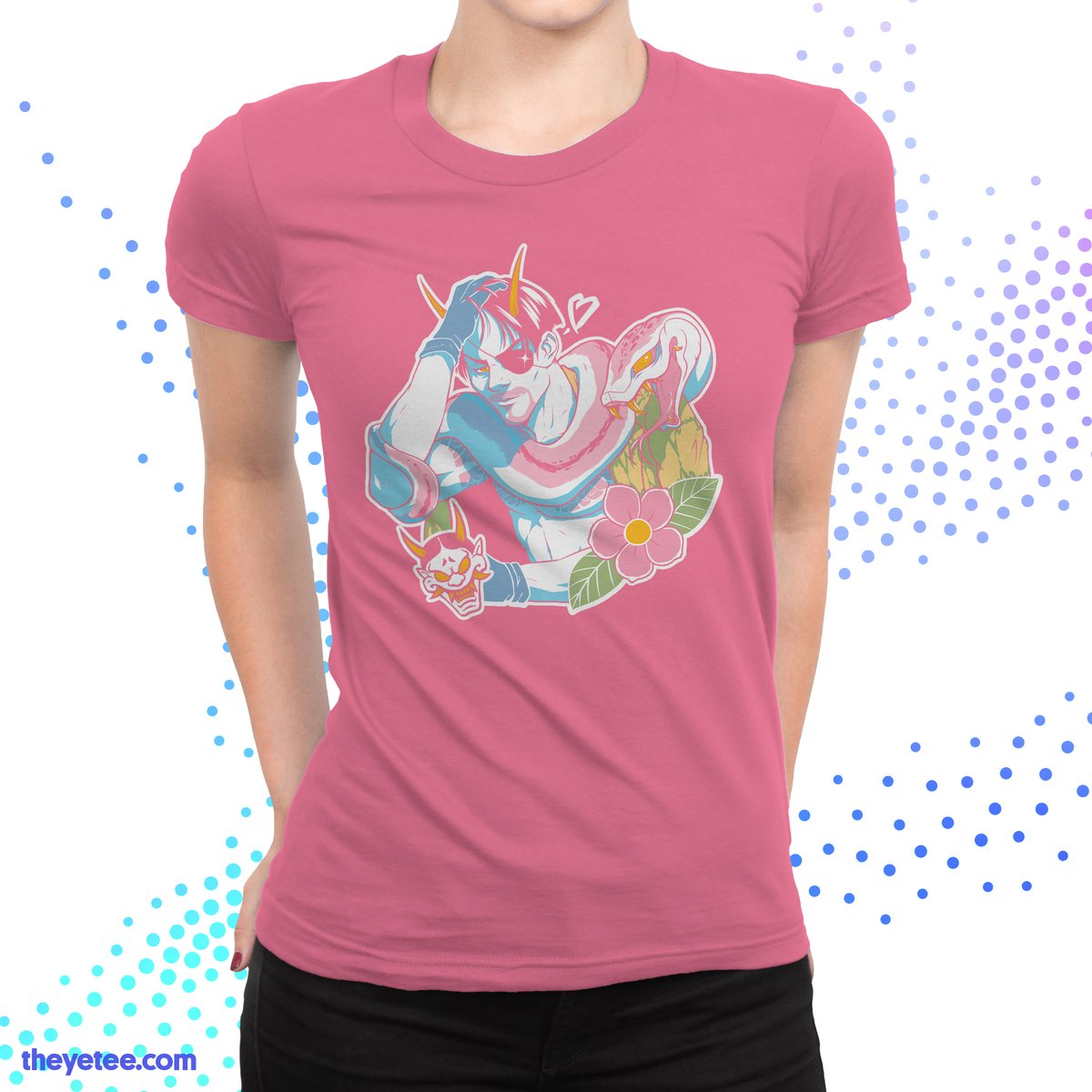「We can't stop thinking about that handso」|The Yetee 🌈のイラスト
