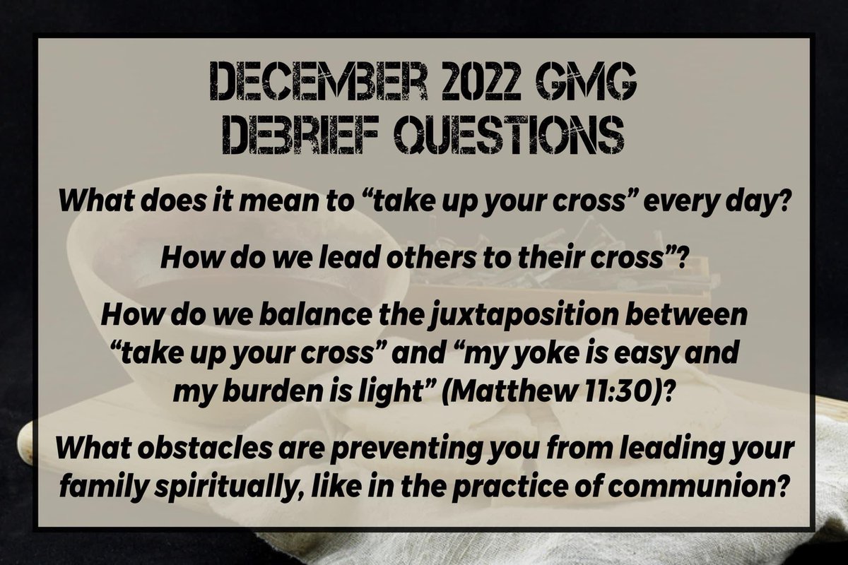 CoachLesterPE's tweet photo. Here are your debrief questions and a link to the YouTube video for our December GMG. 

https://t.co/JUfr6r2UU7 https://t.co/RmdwFxv7oX