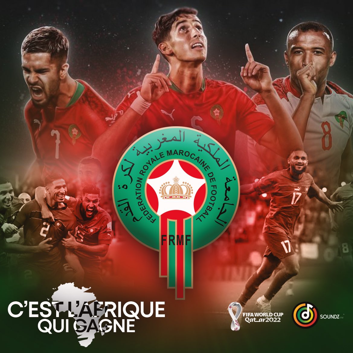 SOUNDZcmr's tweet photo. Thank You #morocco🇲🇦 
#fifaworldcupqatar2022 https://t.co/aVmulJDCU4