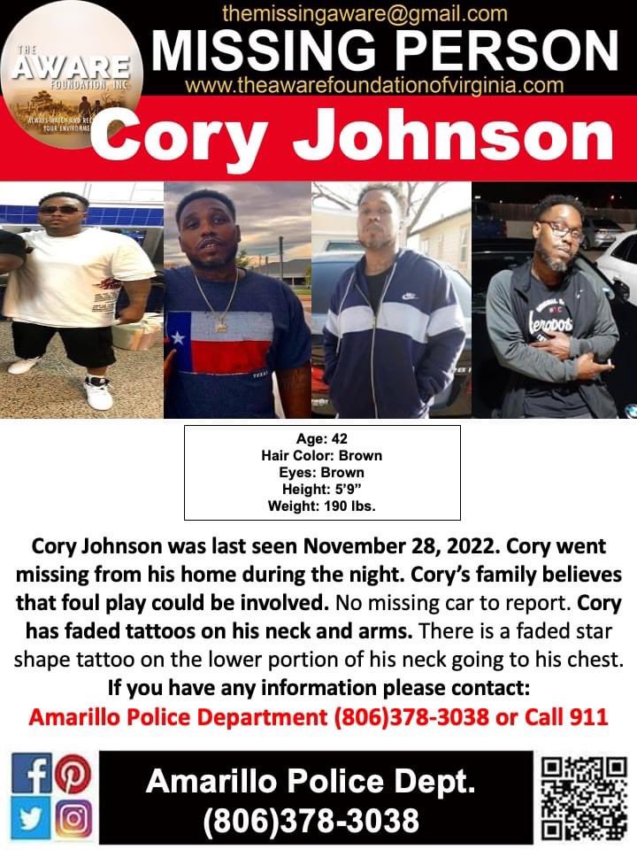 aware_the's tweet photo. #missing #missingperson #texas #AmarilloTX #coryjohnson #whereiscory https://t.co/KAD7KkRf7b