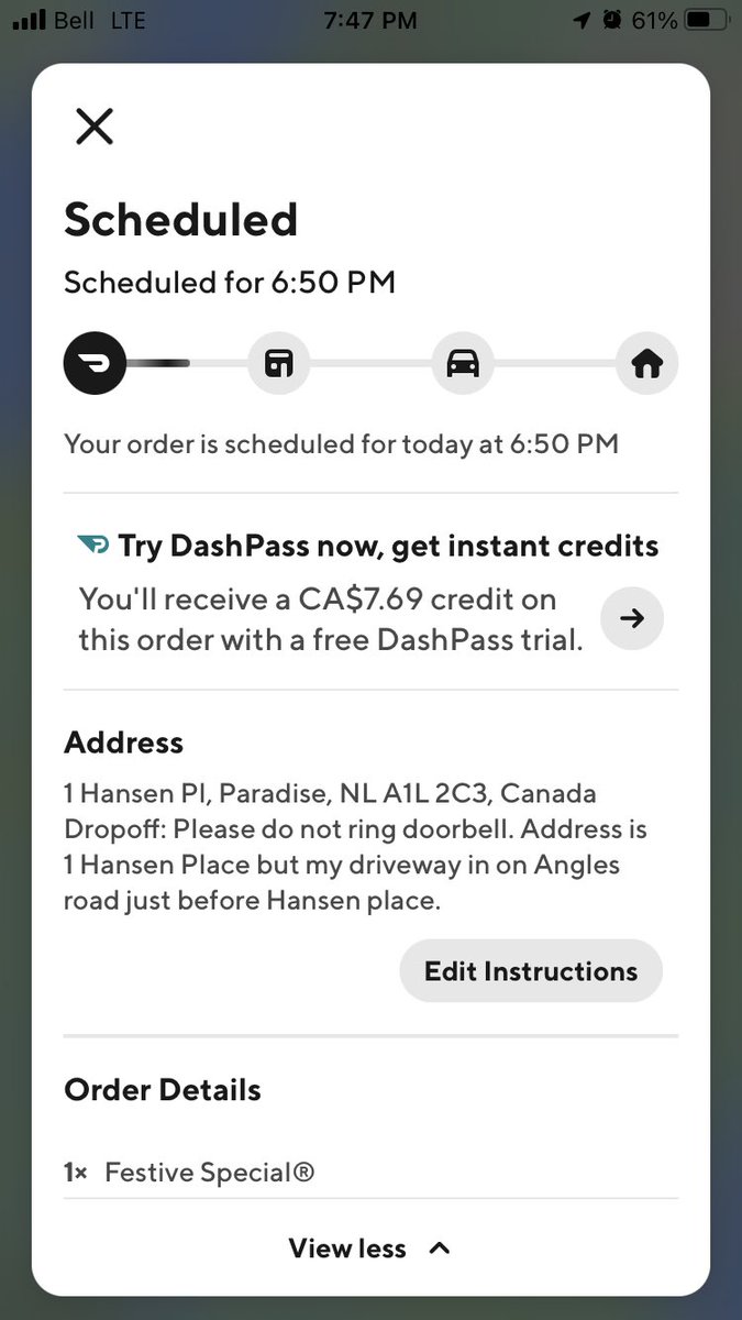 Kenneth_JR_'s tweet photo. So @DoorDash am I getting my $75 @SwissChaletCA meal for two or should I just order something else from @SkipTheDishes. $21 is fees and tips doesn’t get you what it used too. https://t.co/Q83rmGEnhy
