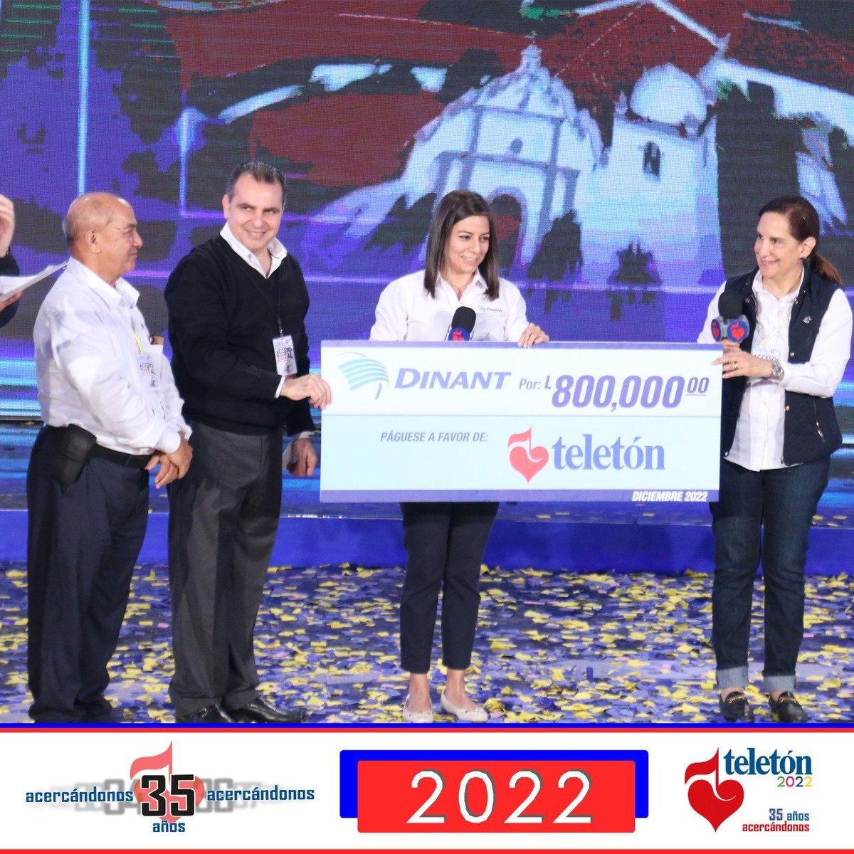 ¡Gracias <a href="/DinantHN/">Dinant</a>! ❤️ #teletonhn2022 #TeletonHn #35añosAcercandonos