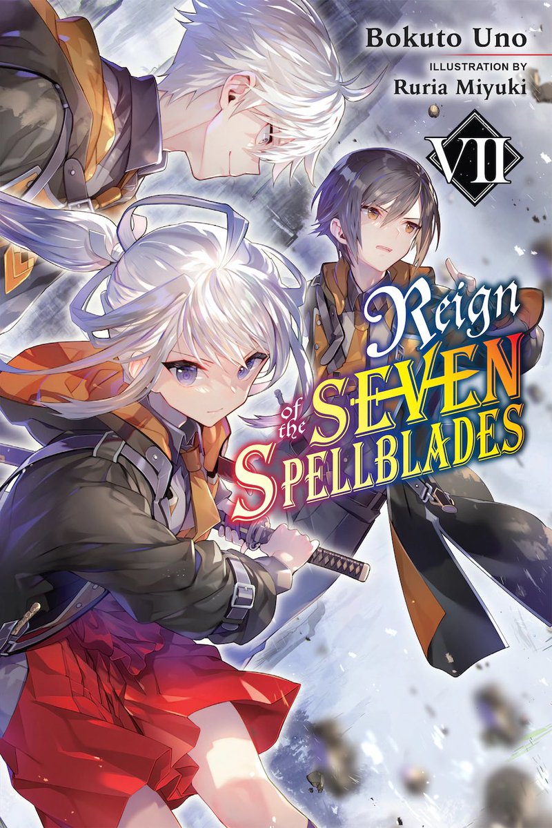 TrainXIIIKami's tweet photo. 3 more days for Reign of the Seven Spellblades, Vol. 7 (light novel) official English translation by Yen press
Bokuto Uno, Ruria Miyuki, Andrew Cunningham
#rotss #Nanatsuma #七つの魔剣が支配する
Description:⬇️ https://t.co/arAIWvvNhn