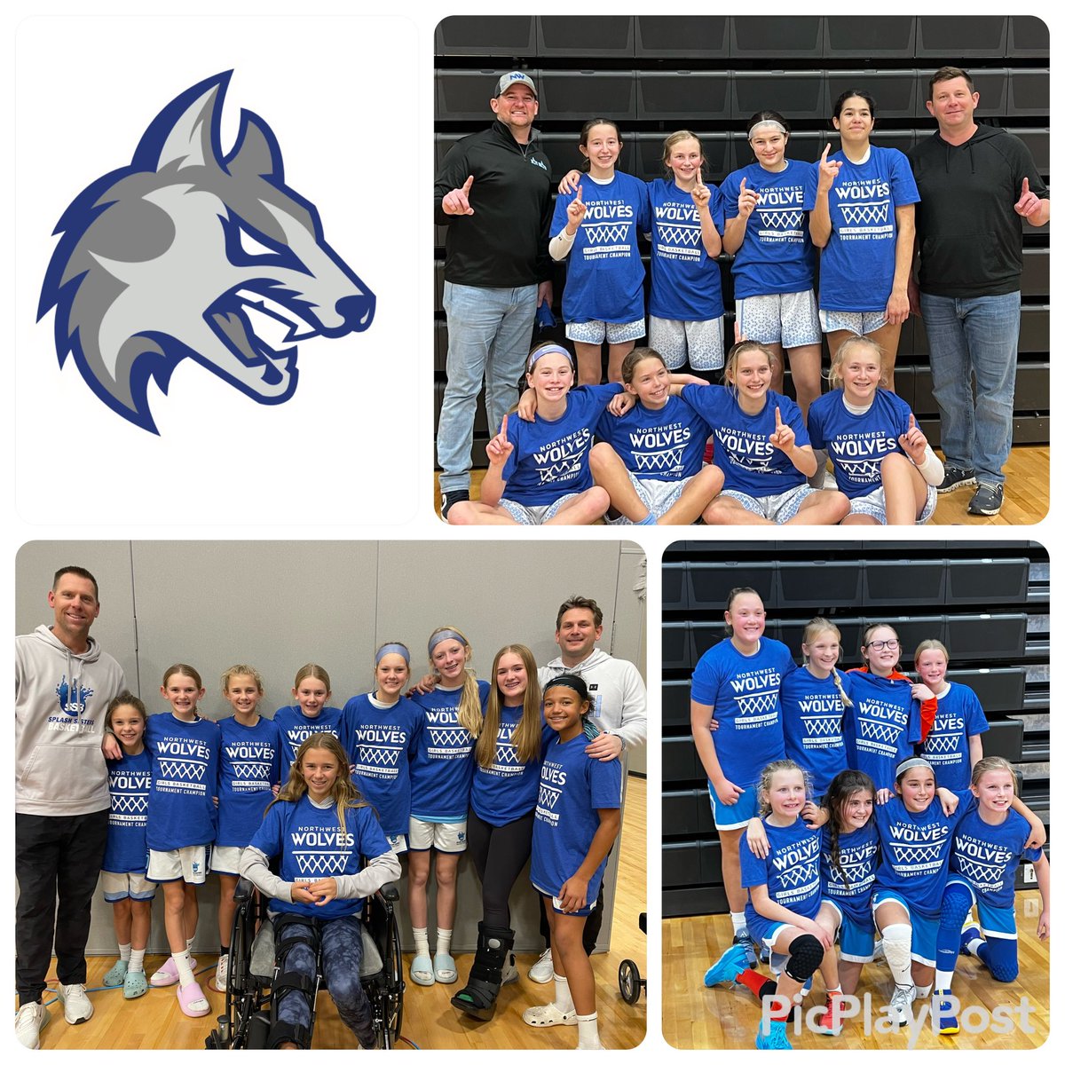 Thanks to the players, coaches, referees, and volunteers who worked to make it a great day of basketball at Northwest! Congratulations to our tournament champions! Go Wolves! 🐺🏀