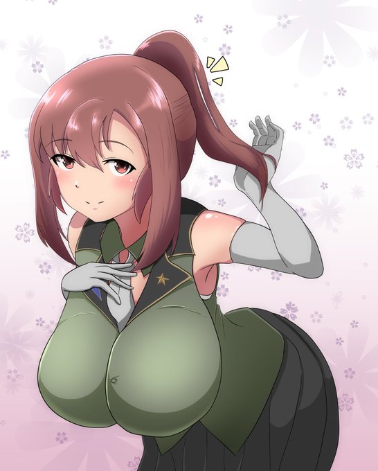 グレイス隊長(ポニーテールのすがた 