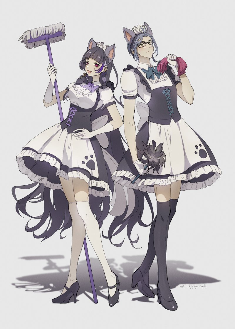 DarkGreyClouds's tweet image. maid brigade #HexCode #Hexhibition #Melocopic