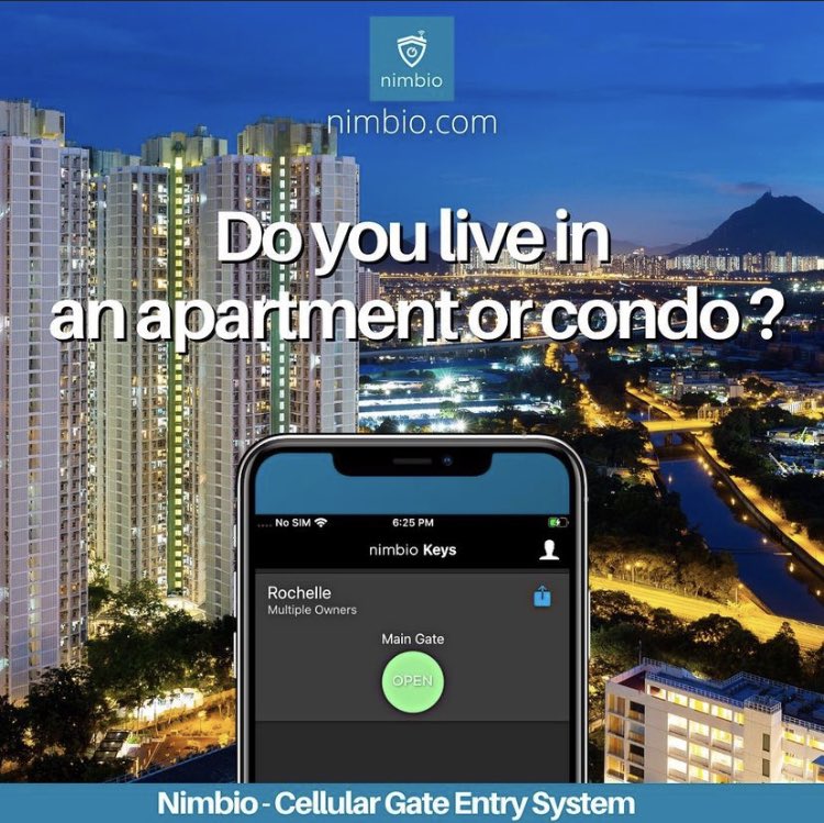 Live in an apartment or condo? Nimbio offers keyless entry for all buzzer and intercom buildings nationwide. bit.ly/39QIat
.
.
#daily #instagood #nfl #smart #smarthome
#gatedcommunity #realestate #luxuryhomes #dreamhome #realtor #fyp #apartments #apartmenttherapy