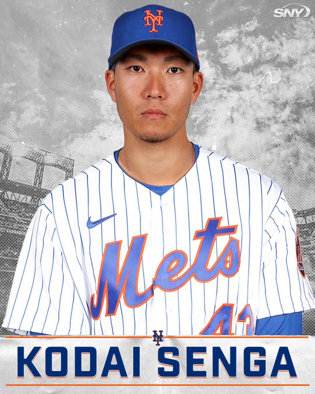 Kodai Senga Signed New York Mets Jersey All Star Superstar Beckett