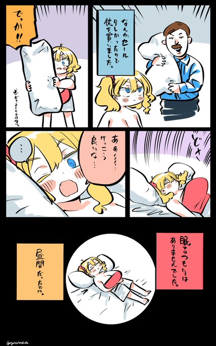 枕を買ったフロリダちゃん日記です。 