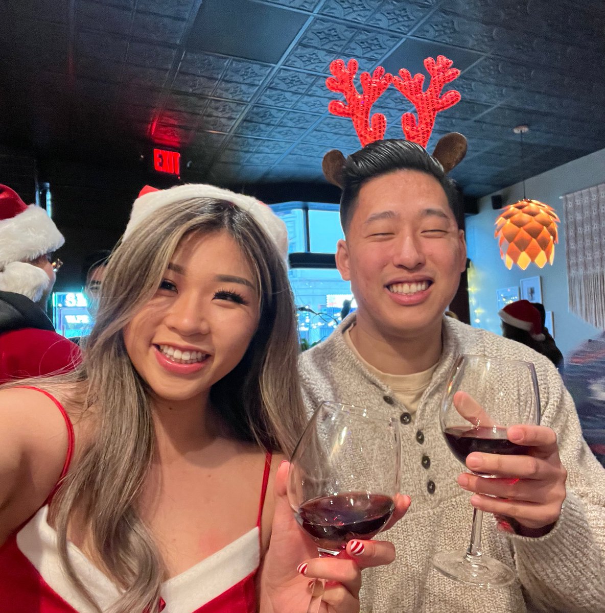 projectmich_'s tweet image. as Santa Claus I am legally obligated to ride my reindeer