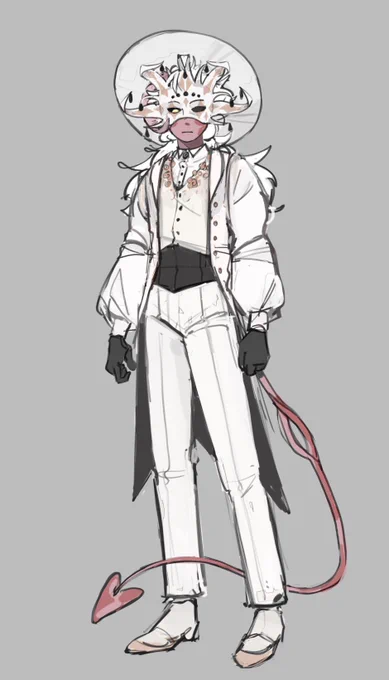 Masquerade outfit take one, I'm probably gonna change the design a bit later on 