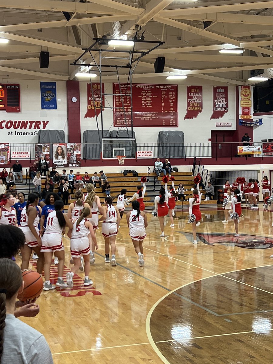 GoshenAD's tweet photo. JV Lady RedHawks pull off the win 28-25! Varsity up soon! #WayToFinish #RedHawkPride https://t.co/mZ2MkxoR5i