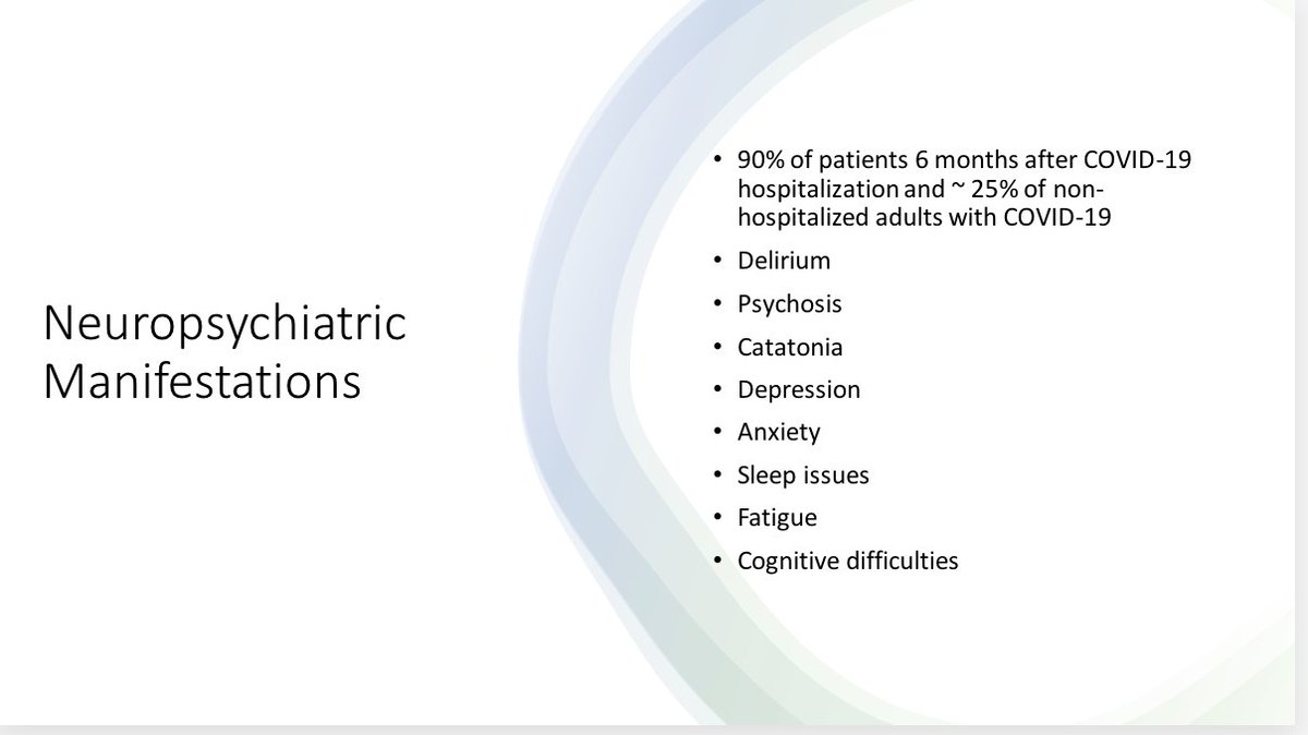 Fidaa_Shaib's tweet photo. Neuropsychiatric Manifestations of #LongCovid #postcovid reviewed by Dr Nidal Moukaddam @bcmhouston  #MentalHealthMatters https://t.co/OOQzDBg8p9
