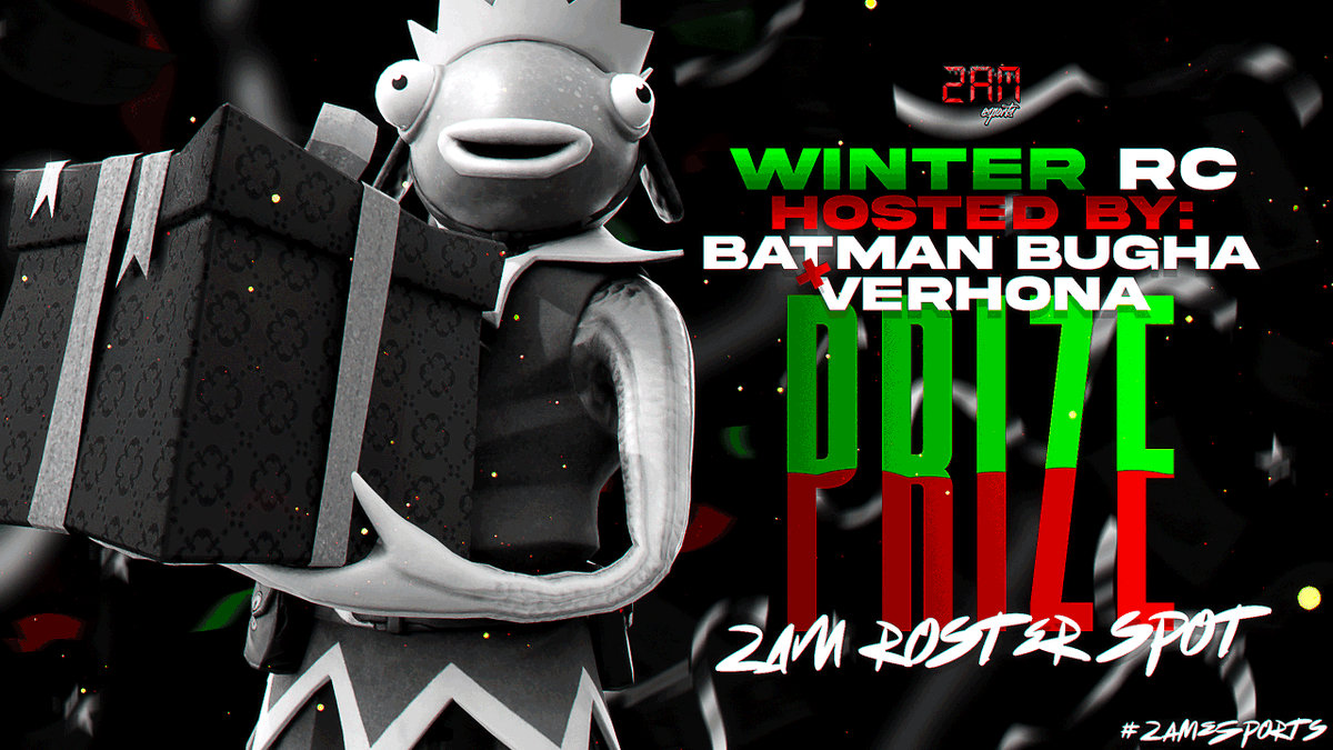 HiggsFortnite's tweet photo. 2AM Suprise Recruitment Challenge, 2AM Roster spot, Prizes, Sunday 12/11 5:30 PST LIVE ON TWITCH. RT To enter. https://t.co/a5fDYVjh77