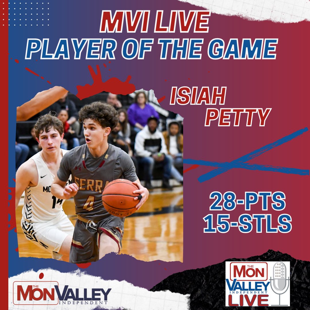 It was all Eagles last night. Isiah Petty was all over the floor with a double double. In the process Petty obliterated the Serra single game steal record of 11 with 15!