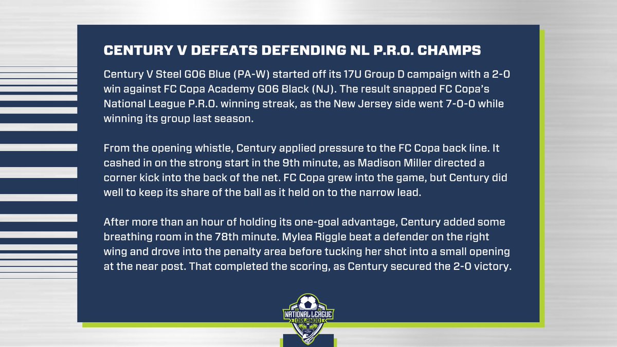 National League tweet media