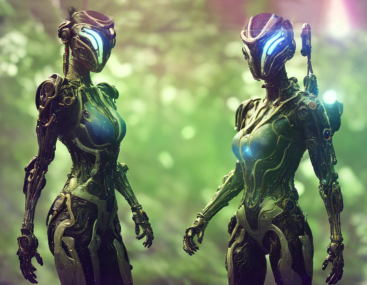 chococristina's tweet photo. "Orthoptera Exo-Druids"  via @artstationhq https://t.co/a9RRsz9JN9 
 #digitalart #stablediffusion #sciencefictionart #astrobiology #metacreator #artstation #futuremythology #AIIA #TheBeastsofAI #aiart #environmentaldesign #NASA https://t.co/kXC7Cex7tq