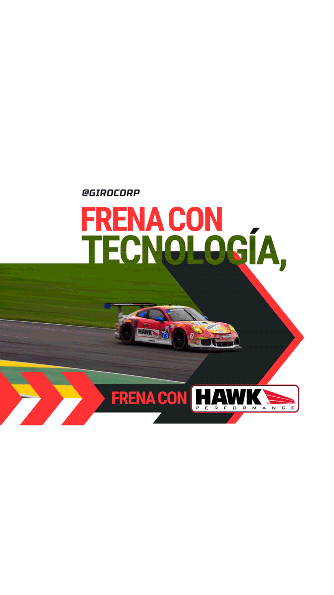 GiroCorp's tweet photo. Los verdaderos campeones frenan con @hawkperformanceve. 🏆

Niveles de fricción superiores a su competencia, ofreciendo un rendimiento único apoyado por la tecnología en sus diseños. ✅

Pastillas y discos de freno certificados por pilotos de los principales circuitos del mundo. https://t.co/sINQNUq2nX