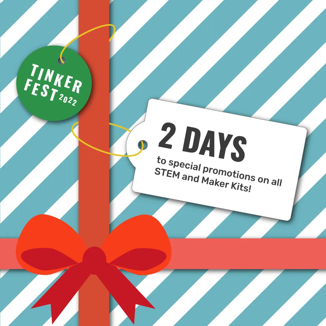2 DAYS! That's all the days left till Tinker Fest begins 🎉 From the 13th to 23rd December from 10:30 am till 5:30 pm, our store will be open to anyone and everyone. Come visit us and enjoy jaw-dropping deals – including a chance to win a bunch of free gifts too! 🙌🏽 🛍️