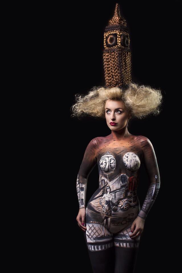 BobbiBicker's tweet photo. This is my bodypainting, i wrote the story for it called “Strangers in in Night” i wonder if i put it on AI what will i get? https://t.co/VJtzxsc8r8