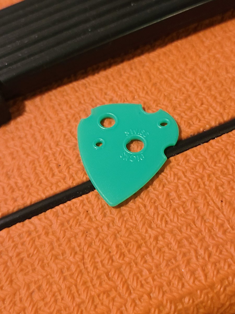 BruceKmusic's tweet photo. These Nuclear Cheddar are the bomb 💣 😍 @Swiss_Picks #swisspicks #rustycooley #guitar #rock #shred #metal https://t.co/bn95UNFNyN