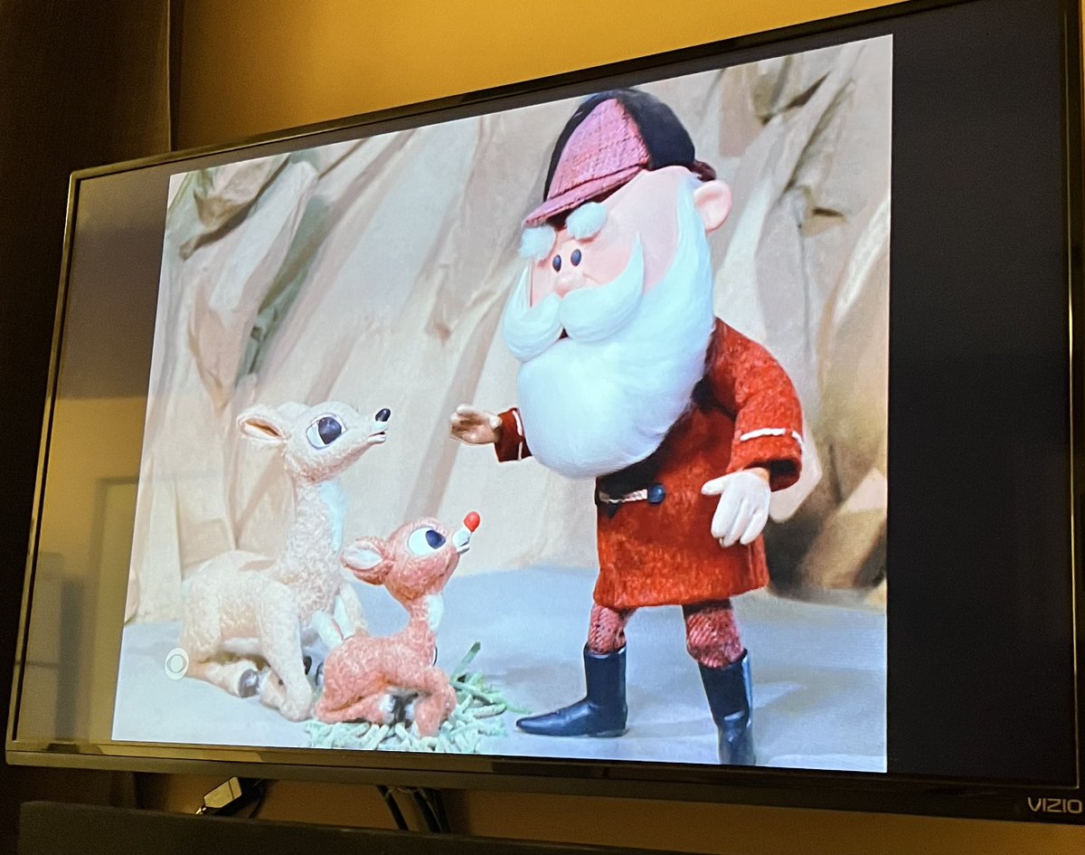Yearly tradition of watching #rudolphtherednosedreindeer get bullied by literally everyone with my parents. #MerryChristmas? 😂😂😂😂😂😂😂😂😂