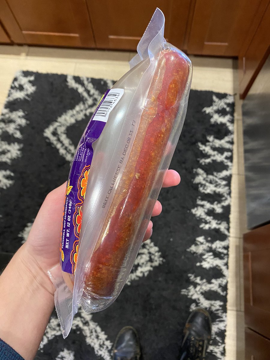 SLGdotPDF's tweet image. hey can anyone explain what the fuck happened to this unopened soyrizo that’s been in my fridge for over 2 months #scientists please help