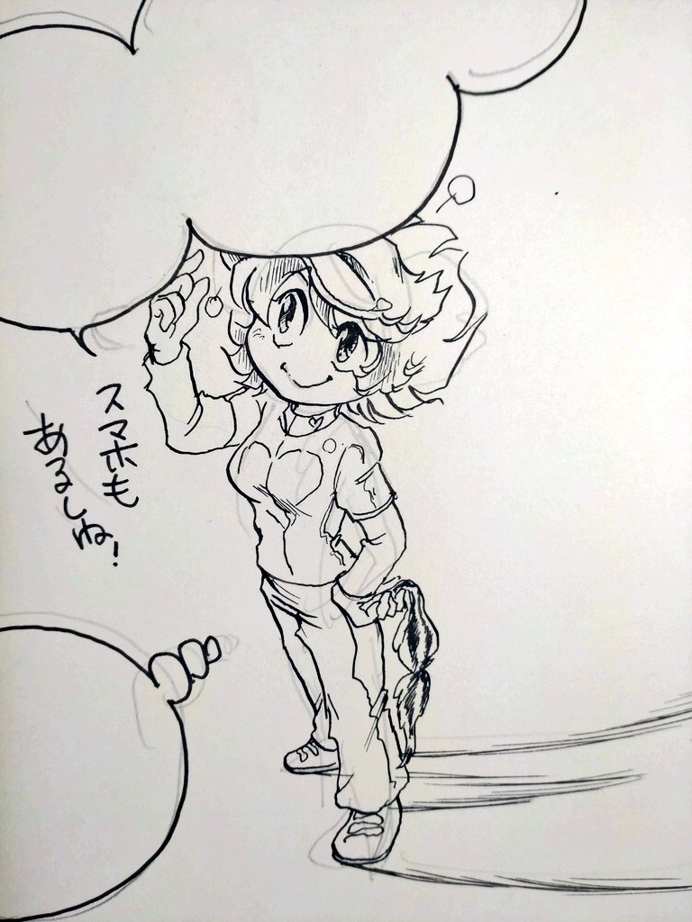 こんだけアタリ入ってればこうペン入ります…でいかないとですね😅 